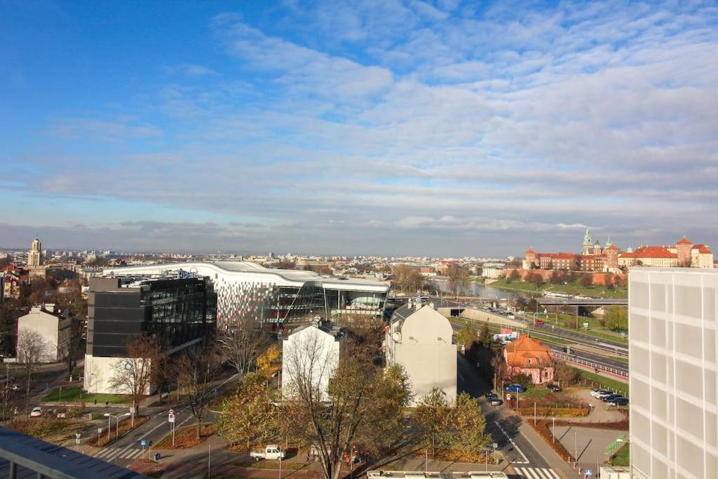 Apartament W Budynku Nad Wisla, Barska 69 คราคูฟ ภายนอก รูปภาพ