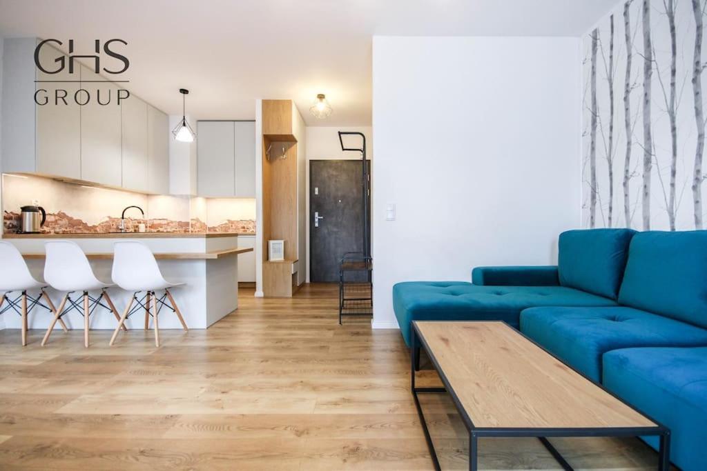 Apartament W Budynku Nad Wisla, Barska 69 คราคูฟ ภายนอก รูปภาพ